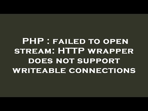 PHP : failed