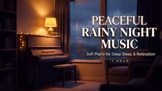 Peaceful Rainy Night Music • Soft Piano for Deep Sleep & Relaxation (1 Hour) screenshot 4