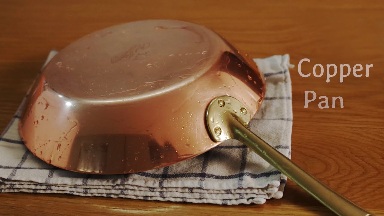 구리 팬의 재 발견, 반짝이는 빈티지 구리 팬 /paul revere ware line YouTube