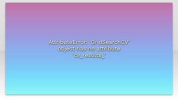 AttributeError: 