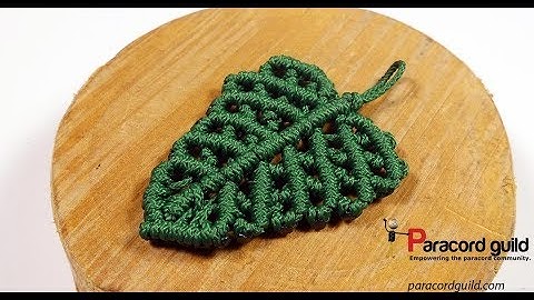Macrame leaf