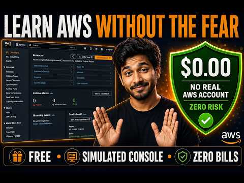 I Built a Free AWS Console Clone — Learn Cloud With Zero Risk of a Surprise Bill
