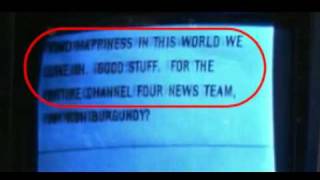 Anchorman, Ron Burgundy will read everything on teleprompter?