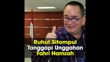 Fahri Hamzah Unggah Foto Jokowi dengan Eks Jubir HTI, Ruhut Sitompul: Kalau Nyerang Berkualitas Dong