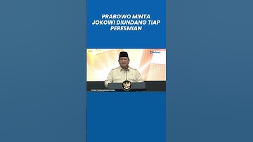 Prabowo Tegur Mayor Teddy, Minta Jokowi Diundang Setiap Resmikan Proyek Warisan