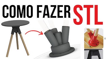 Como modelar STL com Fusion 360 para Impressão 3D - Suporte para madeira