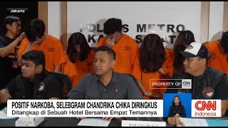 Positif Narkoba, Selebgram Chandrika Chika Diringkus