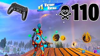 110 KILLS | SOLO vs SQUADS - PS4 CONTROLLER - Fortnite High Kill Gameplay - Chapter 5 Season 2