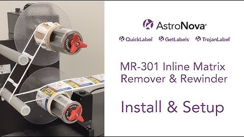 MR-301 Inline Matrix Remover & Rewinder – Install and Setup Guide