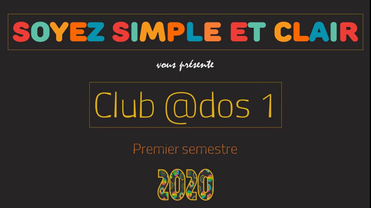 Méthode de français Club@dos #première_année_secondaire_leçon 1_unité_2