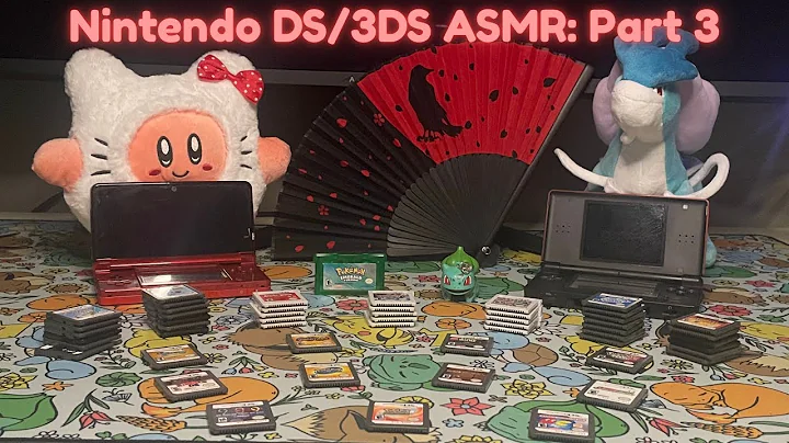 🌙ASMR Nintendo DS & 3DS Collection (Whispering + Tapping)