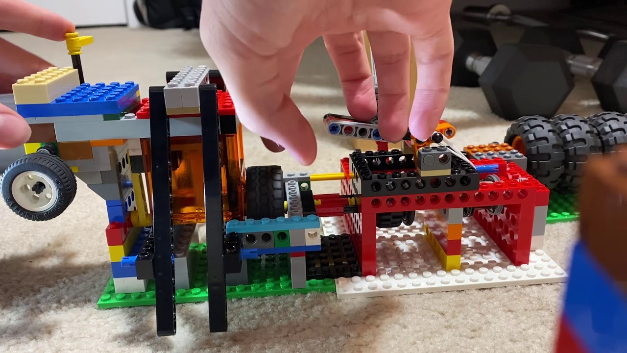 Lego vacuum engine with 4 speed transmission and clutch YouTube