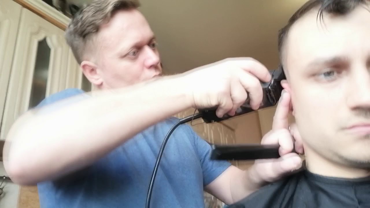 Мужские стрижки | Курс стрижка волос пошаговое видео#4