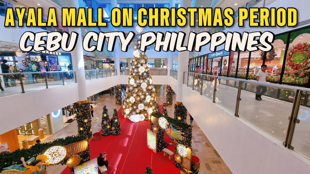Ayala Shopping Mall On Christmas Period Cebu City Philippines ayala-shopping-mall-on-christmas-period-cebu-city-philippines