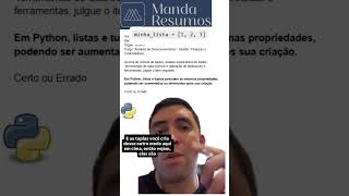 Linguagem Python, para concursos públicos Bloco 2 - concurso da PF #policiafederal #concursospúblico
