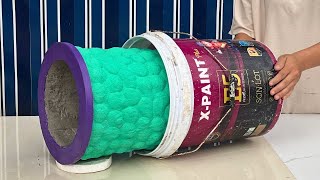 Amazing - How To Make Simple Cement Pots From Plastic Containers And Styrofoam by Construction - Products Cement 1,539 views 6 months ago 10 minutes, 10 seconds
