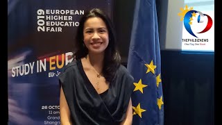 EHEF Goodwill Ambassador Ella Laxa Pangilinan calls on young Filipinos to study in Europe