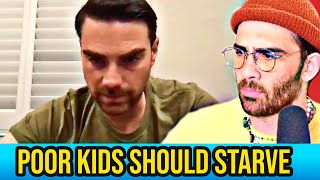 Ben Shapiro: Government Should Kidnap Kids Who Can't Afford School Lunches | HasanAbi Reacts