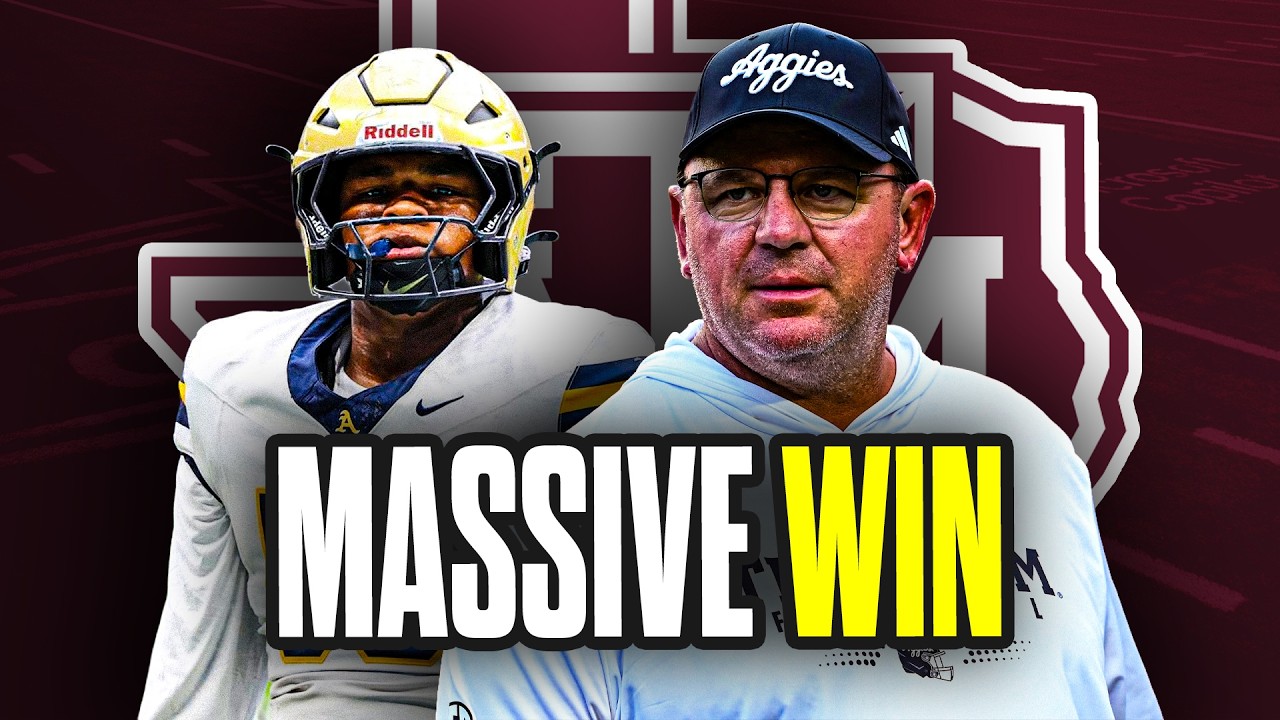 Mark Mathds Why Mark Matthews Signals a Major Shift for Texas A&M - YouTube