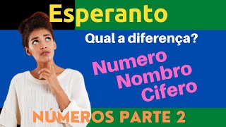 Números em Esperanto – Entenda a diferença entre “Nombro”, “Numero” e “Cifero” – Parte 2