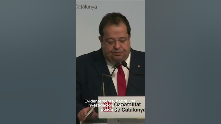Joan Ignasi Elena, conseller de Interior explica el operativo fallido para detener a Puigdemont