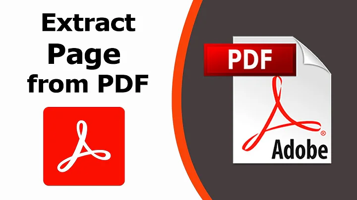 How do I extract pages from a PDF using Adobe Acrobat Pro DC 2022