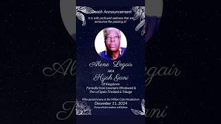 Alene Legair | Death Announcement #obituariessvg #svg