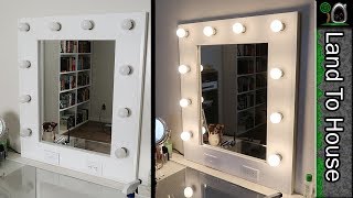In this video I show the steps to make a vanity mirror out of PVC trim. Total cost based on Lowes ~ $150 (you can save ~$20 by 