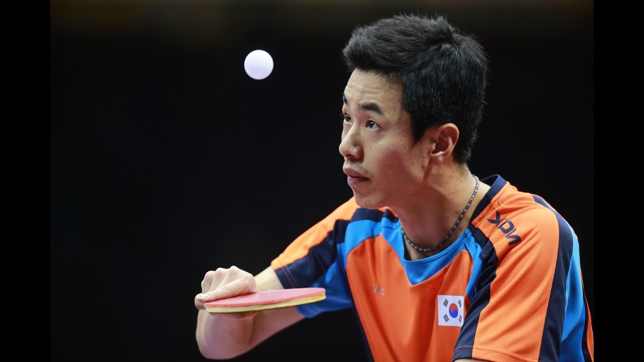 Joo Sae-hyuk at 2015 World Table Tennis Championships