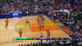 Marquese Chriss Throws Down Alley-Oop | Celtics vs Suns | 3.5.17 | 16-17 NBA Season