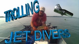 WALLEY FISHING TROLLING JET DIVERS #FYP #fypシ #fishing
