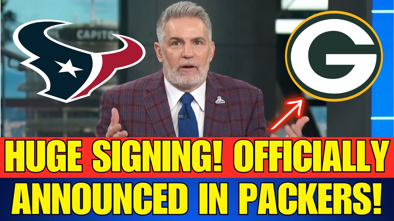🎊😱 GIANT SIGNING! PACKERS STEAL KEY PLAYER FROM TEXANS! FANTASTIC ...