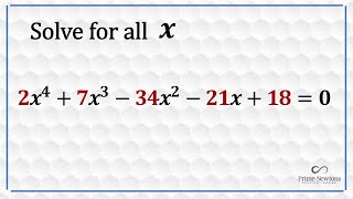 A Nonpalindromic Quartic Equation