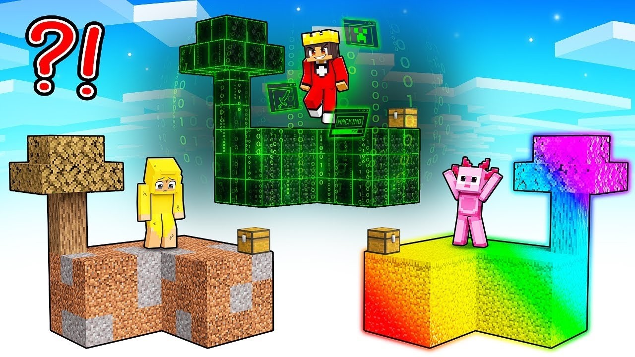 MONGO VS AXY SKYBLOCK BATTLE in Minecraft @mongo-mc  - TRIAL