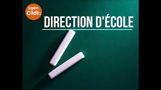 DIRECTION D'ECOLE