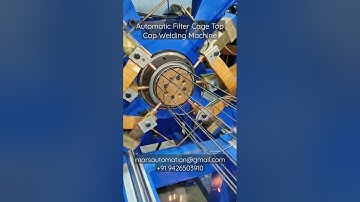 Automatic Filter Cage Top Cap Welding Machine, Servo Controlled Filter Cage Top Cap Welding Machine