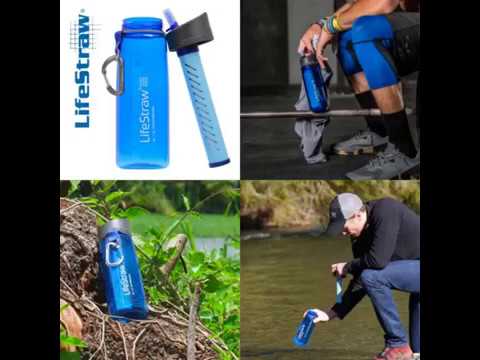 2 Stage Filtration LifeStraw Go Personal Water Filter Bottle Purifier