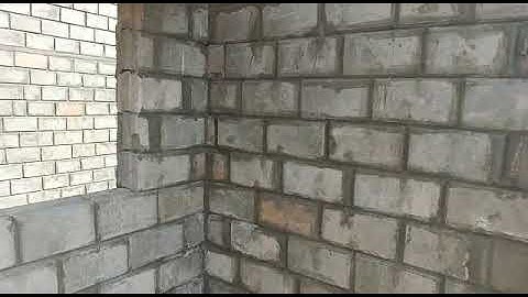 Interlocking bricks Finished pointing work