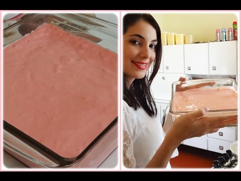 Sobremesa de 3 minutos! Mousse de Suco em pó