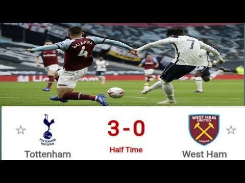 tottenham-hotspur-vs-west-ham-united,liga-inggris-highlights-half-time