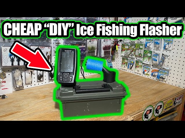 CHEAP DIY Ice Fishing Flasher! (MUST HAVE!) 