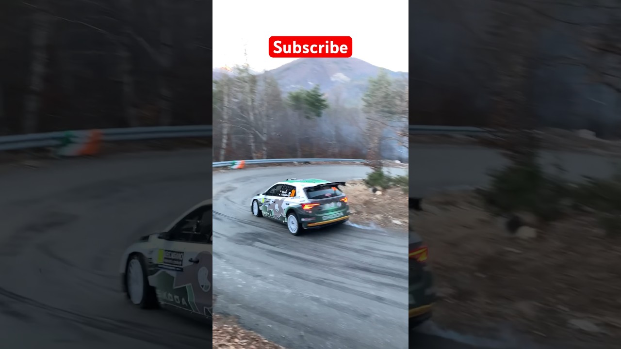 Nikolay Gryazin Rallye Monte Carlo Škoda Fabia Rally 2 