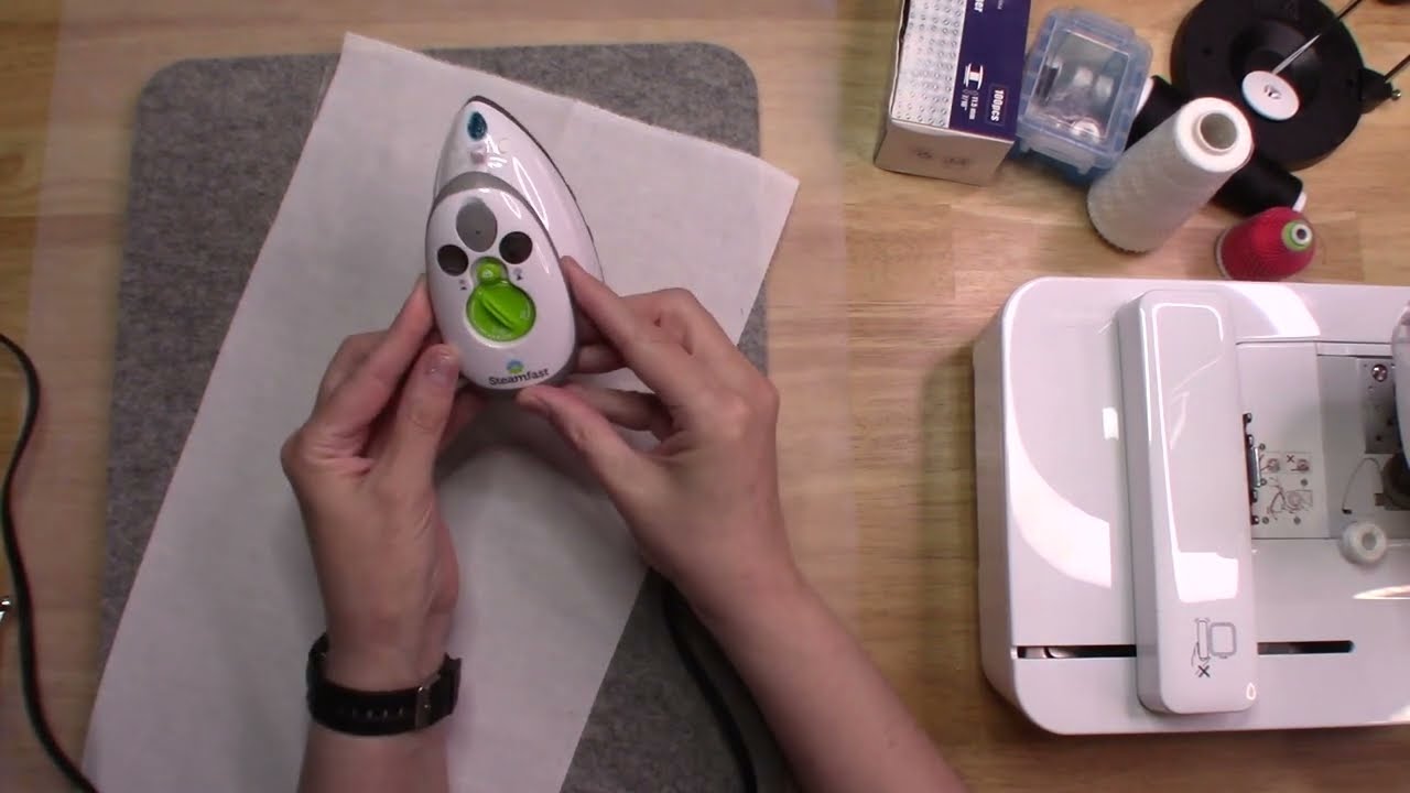 Prepping Fabric and Stabilizer For Framing in Machine Embroidery Hoop