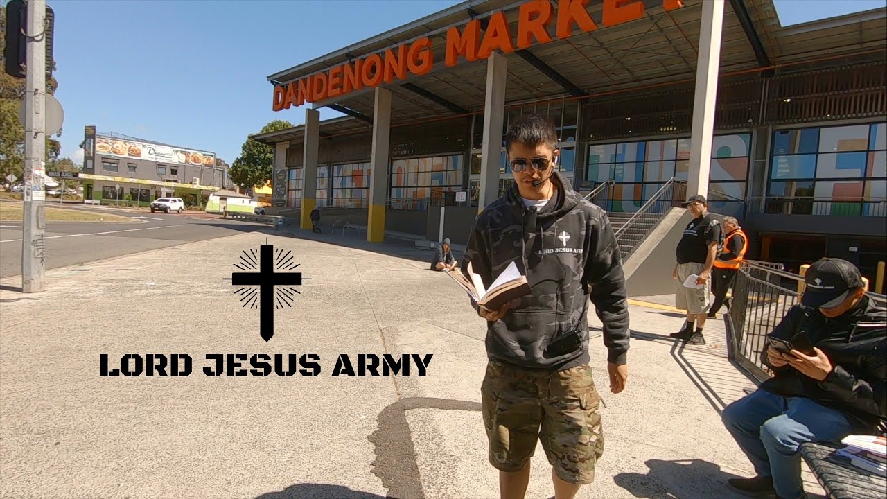 How to get eternal life? Gospel at Dandenong Market