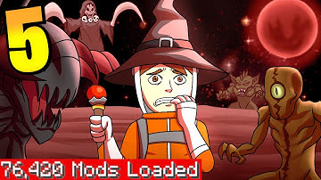 Minecraft but I downloaded every single mod again again 5