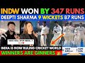 INDW🇮🇳 Beat ENGW By 347 Runs | Deepti Sharma 9 Wickets 87 Runs 🇮🇳🥵
