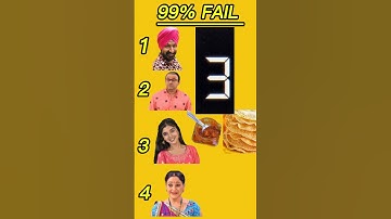 🥵99% FAIL || TMKOC DAYA Vs BHIDE || Smart Test ||#viral #tmkoc #youtube #short #video #trending