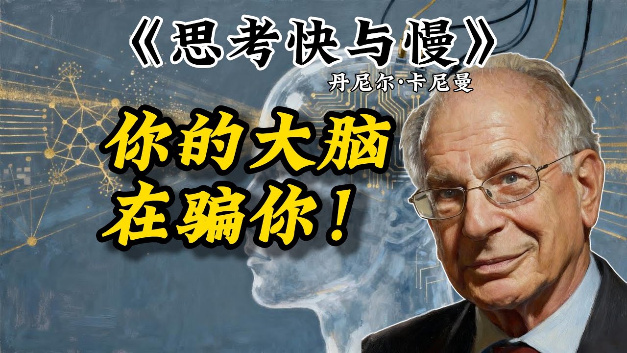 诺奖得主揭秘：我们是如何被自己的大脑，“精确”地操控和愚弄的《思考快与慢》
