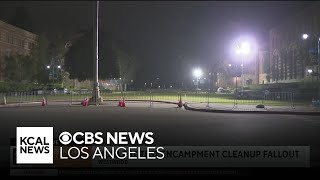 UCLA campus quiet after mass protest arrests