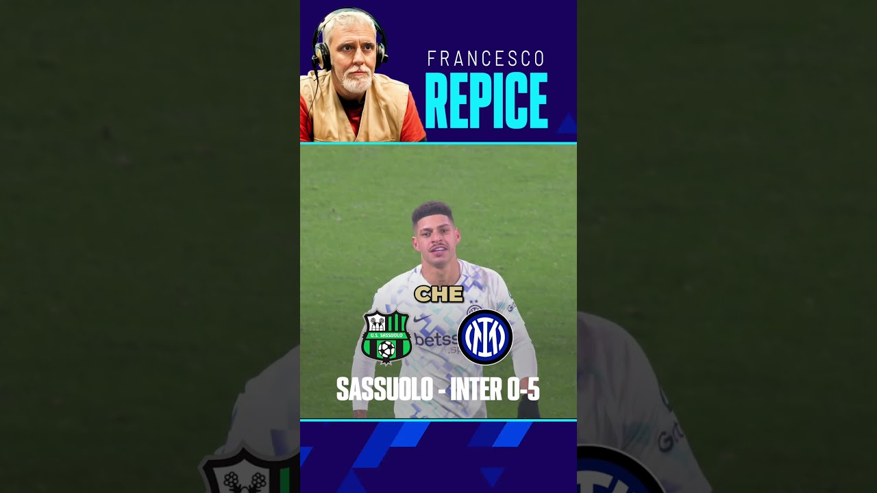 Sassuolo - Inter 0-5: il gol di Luis Henrique commentato da Francesco Repice in radiocronaca